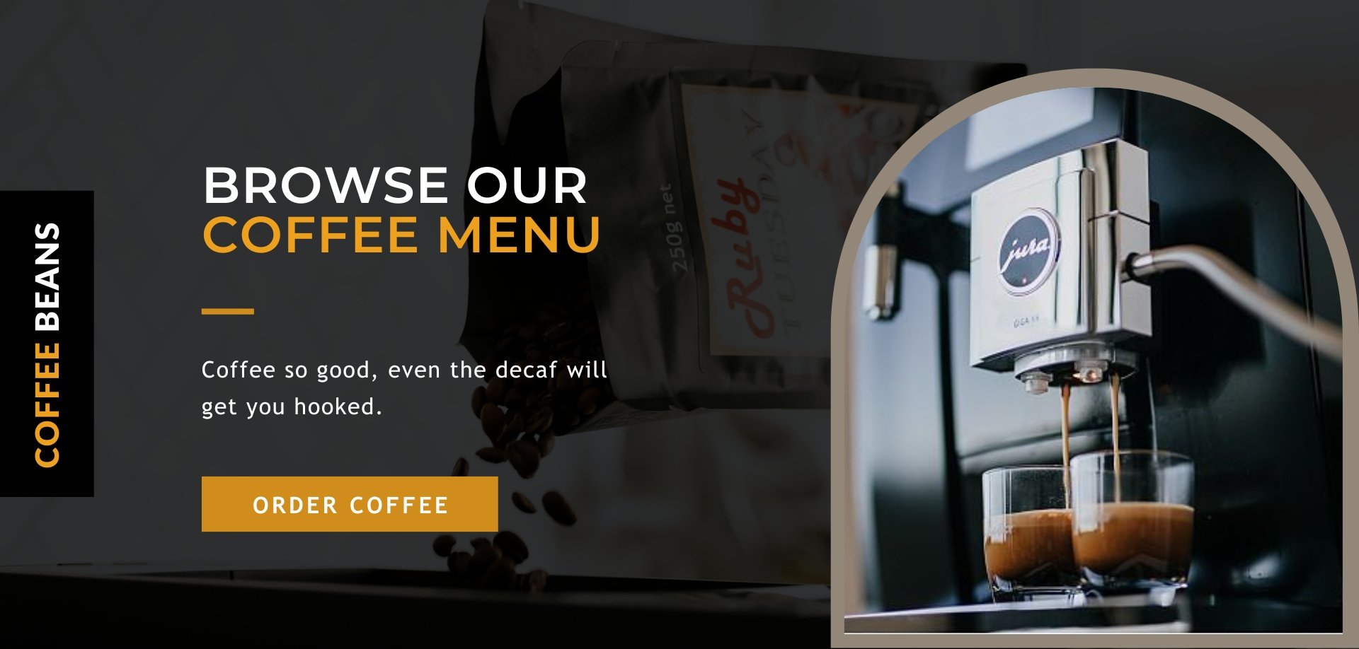Coffee menu