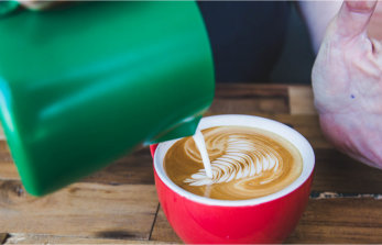 Texturing Milk for Coffee